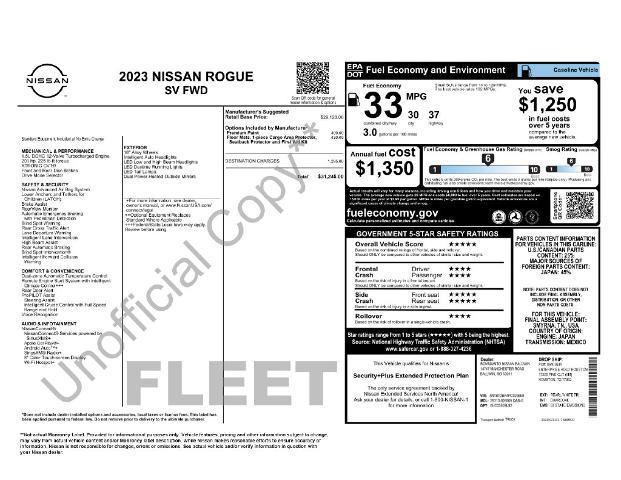 2023 Nissan Rogue - $18,500