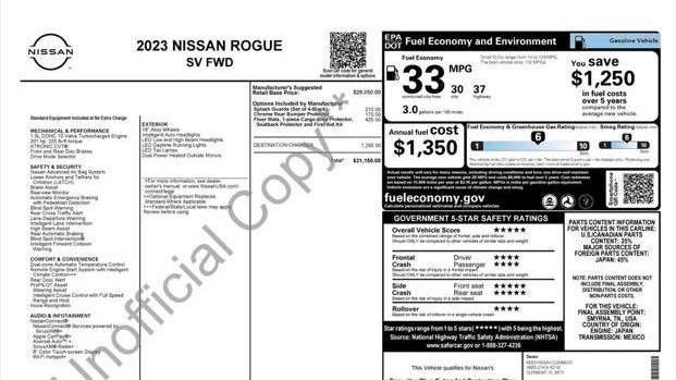 2023 Nissan Rogue SV