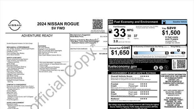2024 Nissan Rogue SV