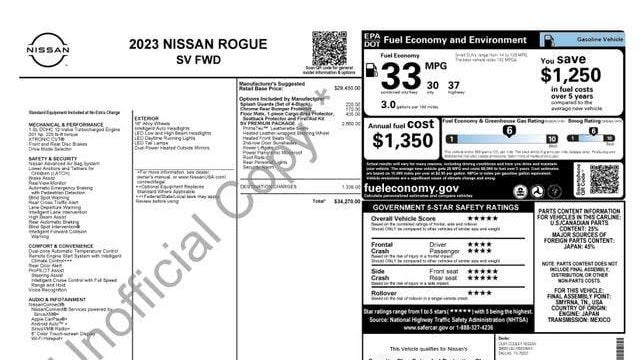 Preowned 2023 Nissan Rogue SV for Sale