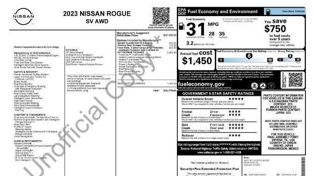 2023 Nissan Rogue SV