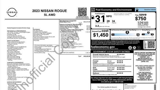 2023 Nissan Rogue SL