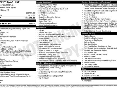 2022 Infiniti QX60 AWD Luxe 4DR SUV