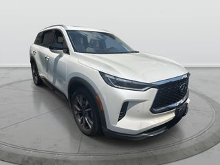 2022 INFINITI QX60 with Majestic White Exterior