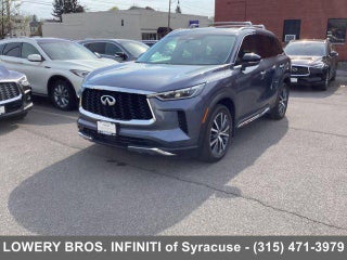 2022 INFINITI QX60 with Moonbow Blue Exterior