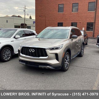2022 INFINITI QX60 with Warm Titanium Exterior