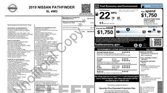 2019 Nissan Pathfinder S