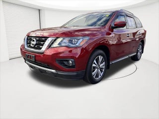 2019 Nissan Pathfinder with Scarlet Ember Tintcoat Exterior