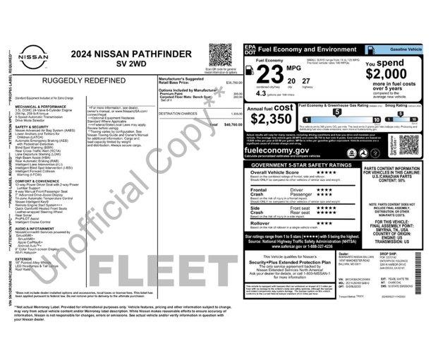 2024 Nissan Pathfinder - $23,897