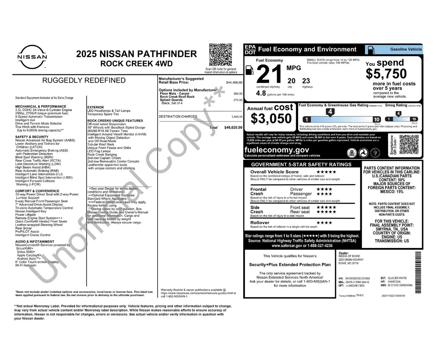 2025 Nissan Pathfinder - $38,900
