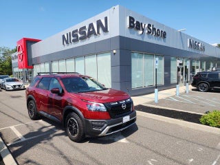 2024 Nissan Pathfinder with Scarlet Ember Exterior