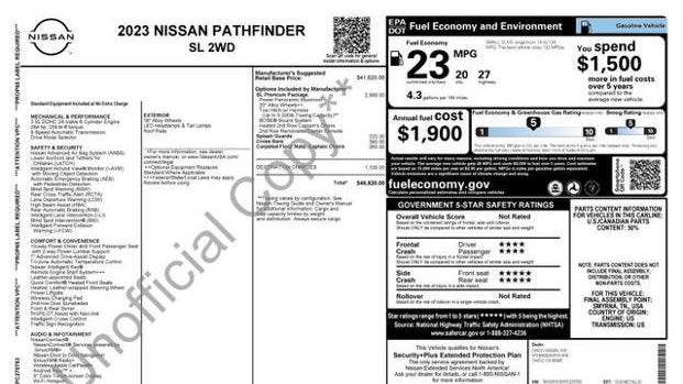 2023 Nissan Pathfinder SL