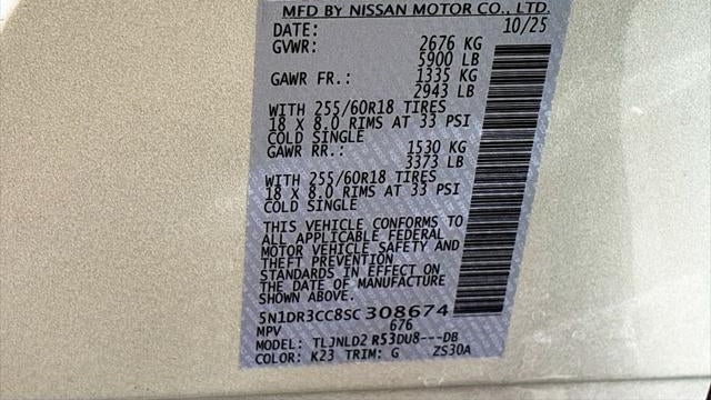 2025 Nissan Pathfinder SL