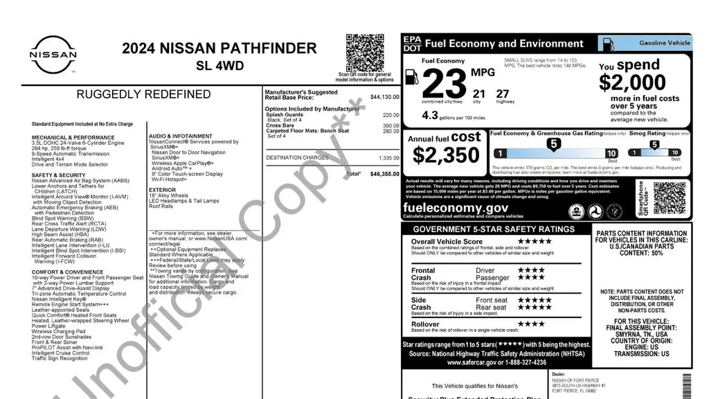 2024 Nissan Pathfinder SL