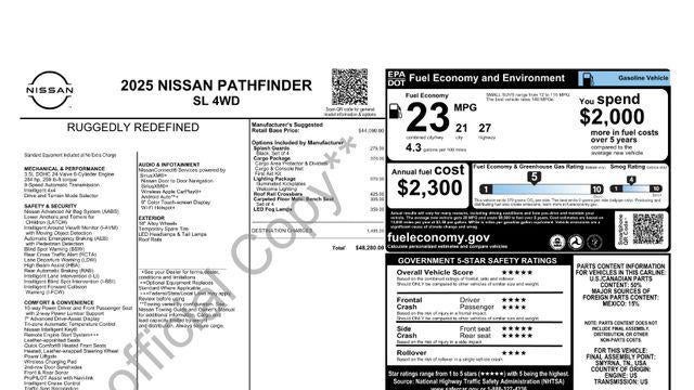2025 Nissan Pathfinder SL
