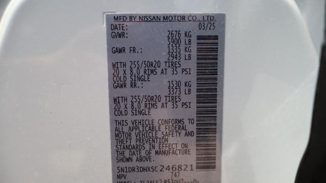 2025 Nissan Pathfinder Platinum