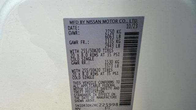 2024 Nissan Pathfinder Platinum