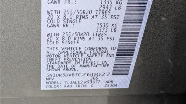 2026 Nissan Pathfinder Platinum