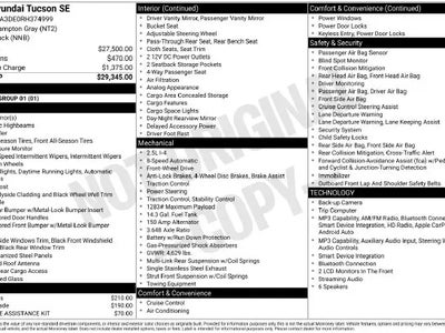 2024 Hyundai Tucson SE 4DR SUV