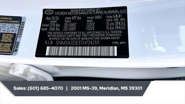 2026 Hyundai TUCSON SE