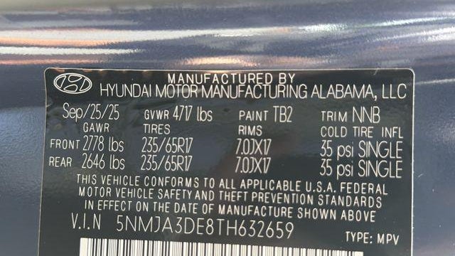 2026 Hyundai TUCSON SE