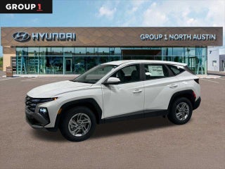 2026 Hyundai TUCSON with Serenity White Pearl Exterior