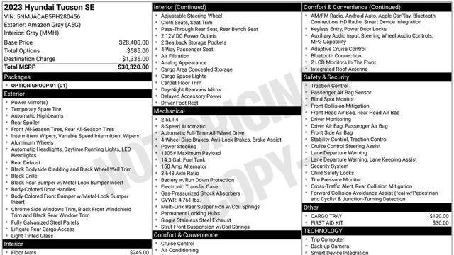 Preowned 2023 Hyundai TUCSON SE for Sale