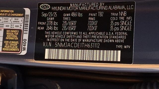 2026 Hyundai TUCSON SE