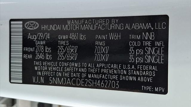 2025 Hyundai TUCSON SE