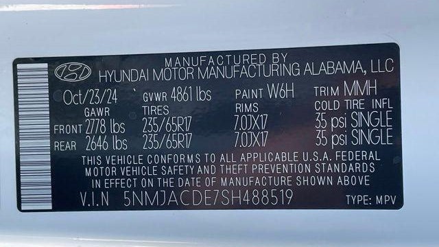 2025 Hyundai TUCSON SE