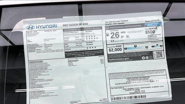 2025 Hyundai TUCSON SE