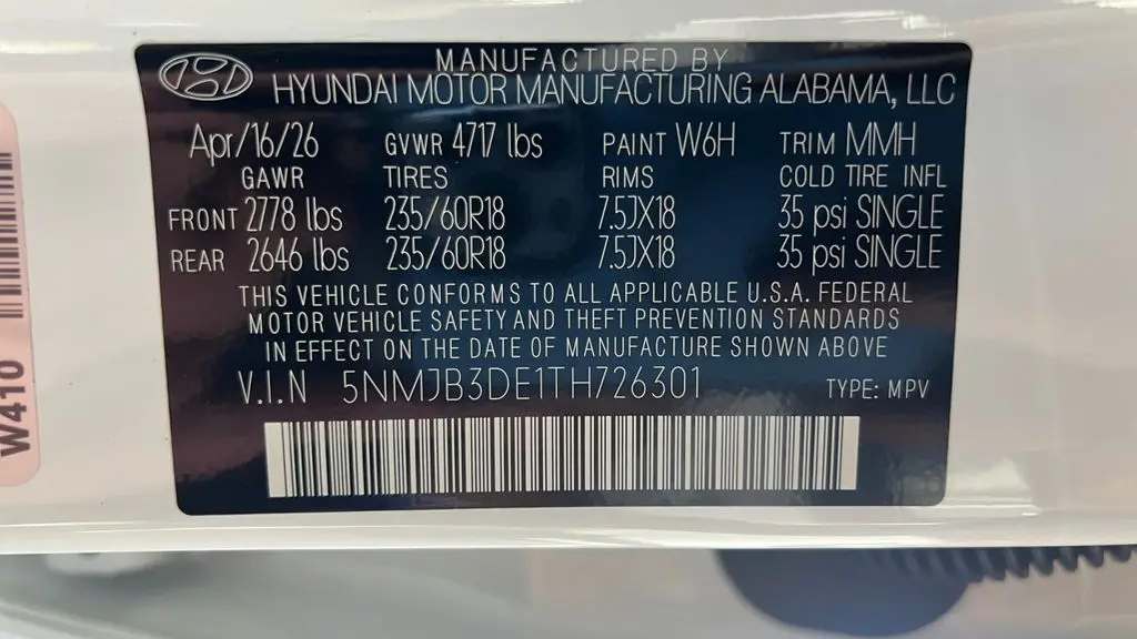 2026 Hyundai TUCSON SEL