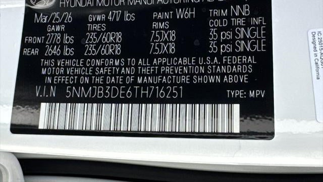 2026 Hyundai TUCSON SEL