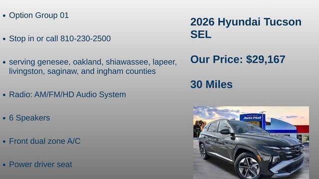 2026 Hyundai TUCSON SEL