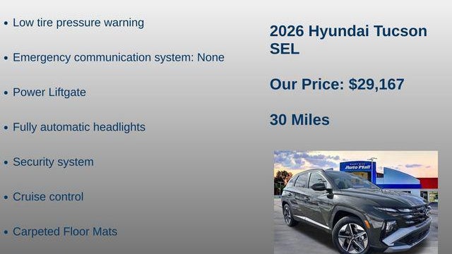 2026 Hyundai TUCSON SEL