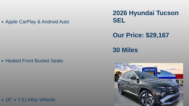 2026 Hyundai TUCSON SEL