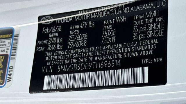 2026 Hyundai TUCSON SEL