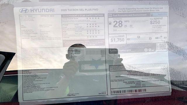 2026 Hyundai TUCSON SEL