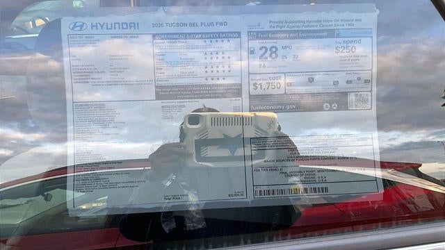 2026 Hyundai TUCSON SEL Plus