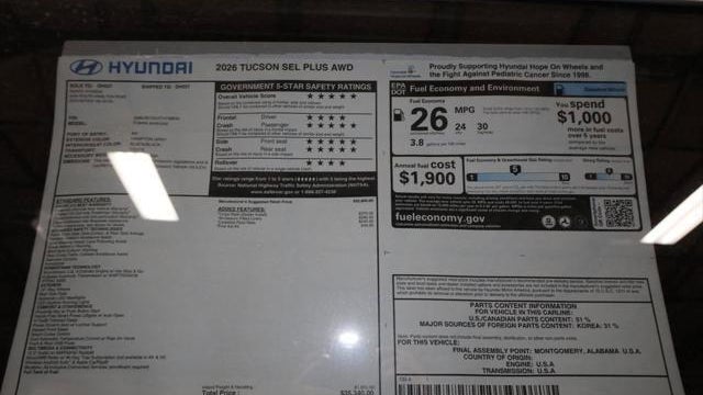 2026 Hyundai TUCSON SEL