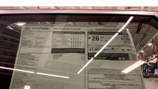 2026 Hyundai TUCSON SEL Plus