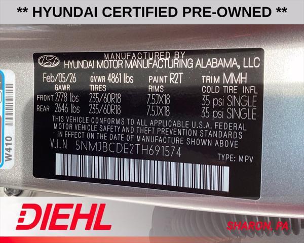 2026 Hyundai Tucson - $27,936