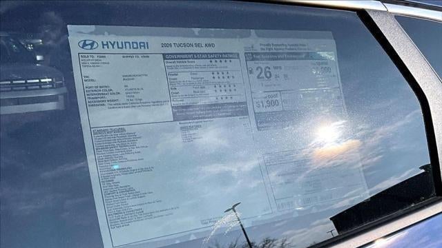 2026 Hyundai TUCSON SEL