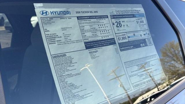 2026 Hyundai TUCSON SEL
