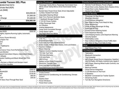 2026 Hyundai Tucson AWD SEL 4DR SUV