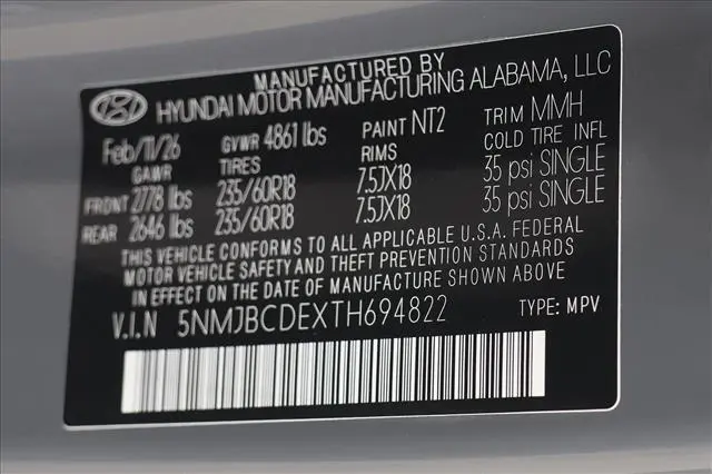 2026 Hyundai Tucson - $29,420
