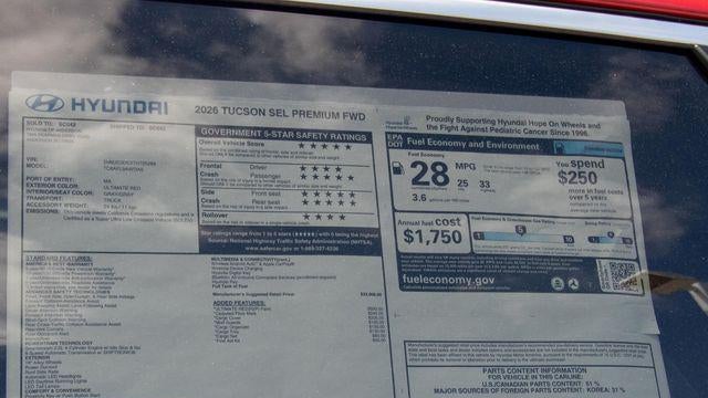 2026 Hyundai TUCSON SEL Premium
