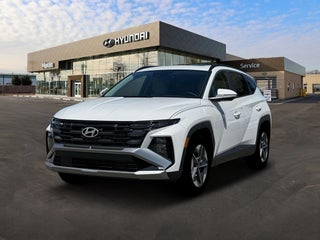 2026 Hyundai TUCSON with Serenity White Pearl Exterior