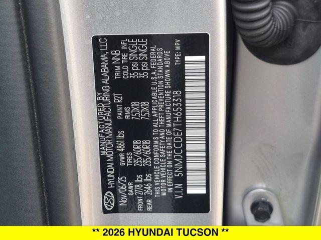 2026 Hyundai Tucson - $37,470