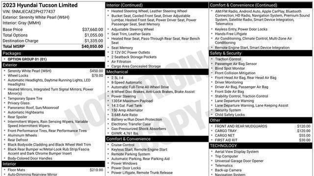 2023 Hyundai TUCSON Limited
